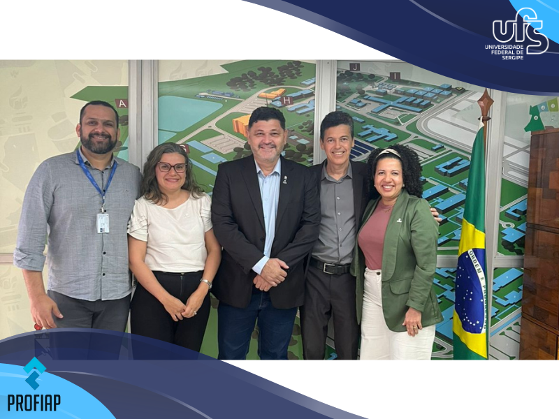 Visita ao Reitor e Pró Reitor de Pós graduação