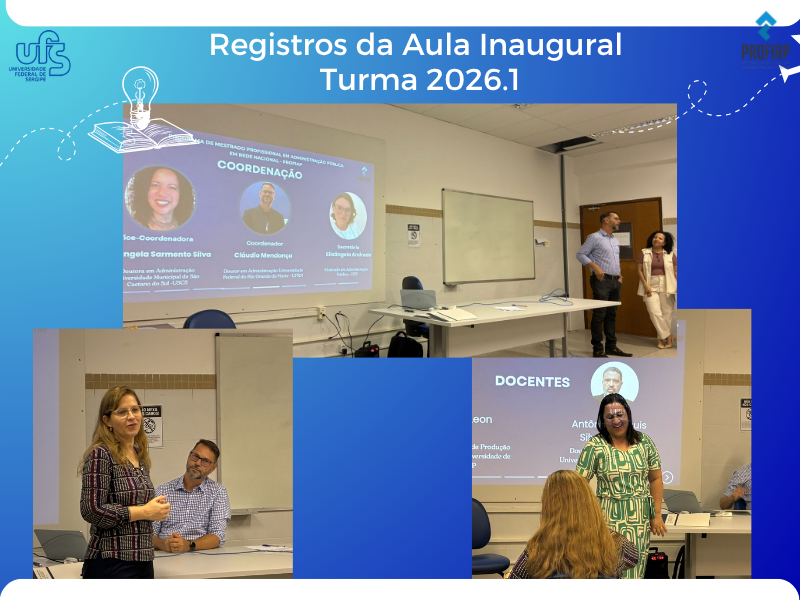 Aula inaugural -alunos